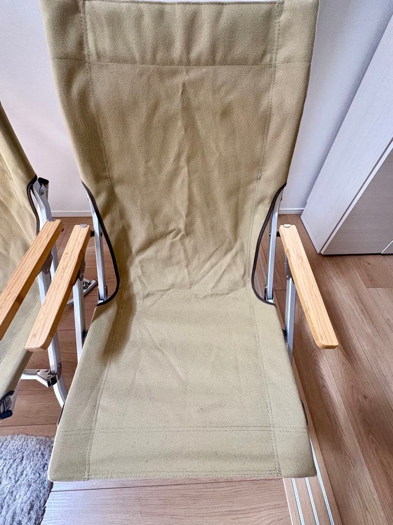 美品　スノーピーク　ローチェア30カーキ 二脚セット