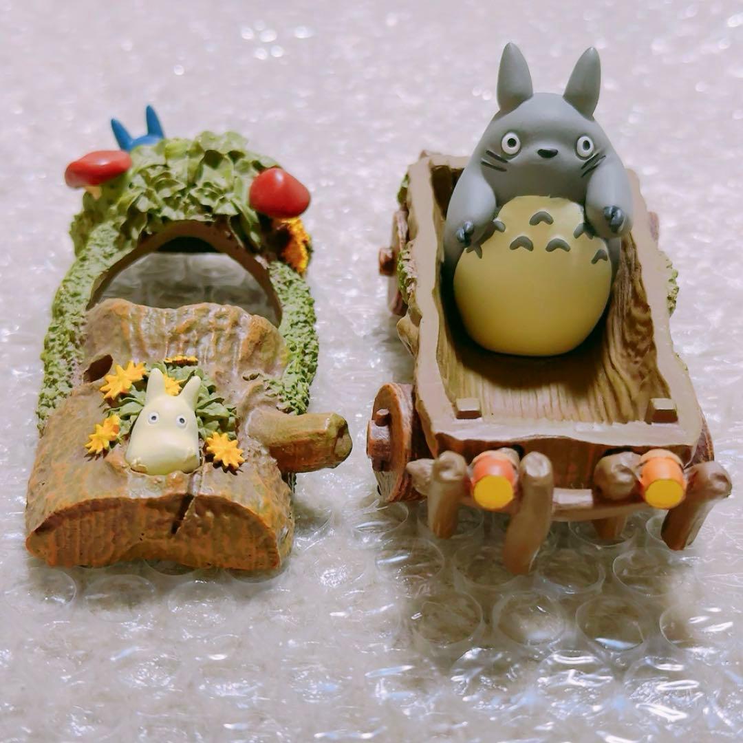 スタジオジブリ トトロ カートで出発 雑木林のトトロたち フィギュア 小物入れ