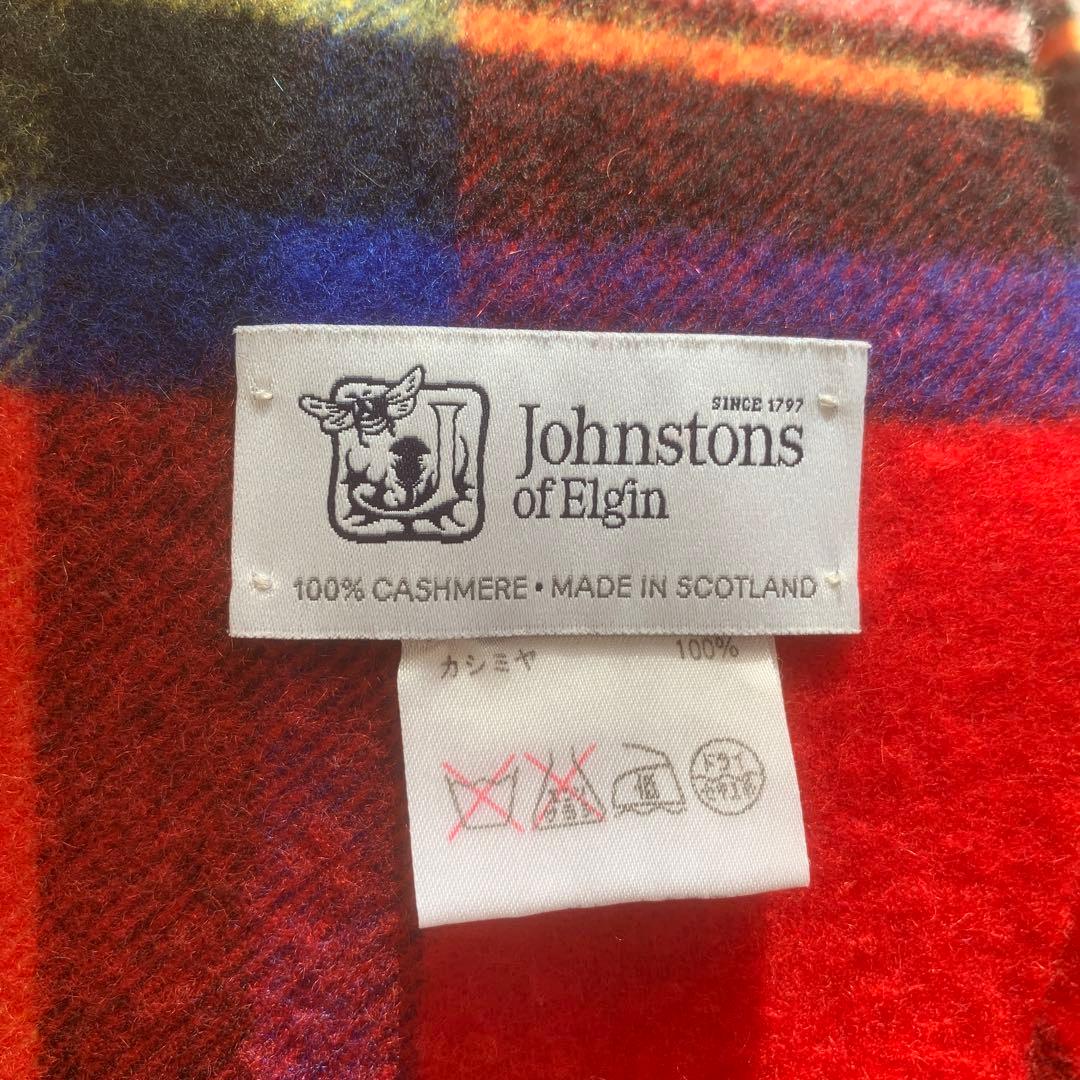 Johnstons of Elgin カシミヤ ストール 深津絵里さん等愛用