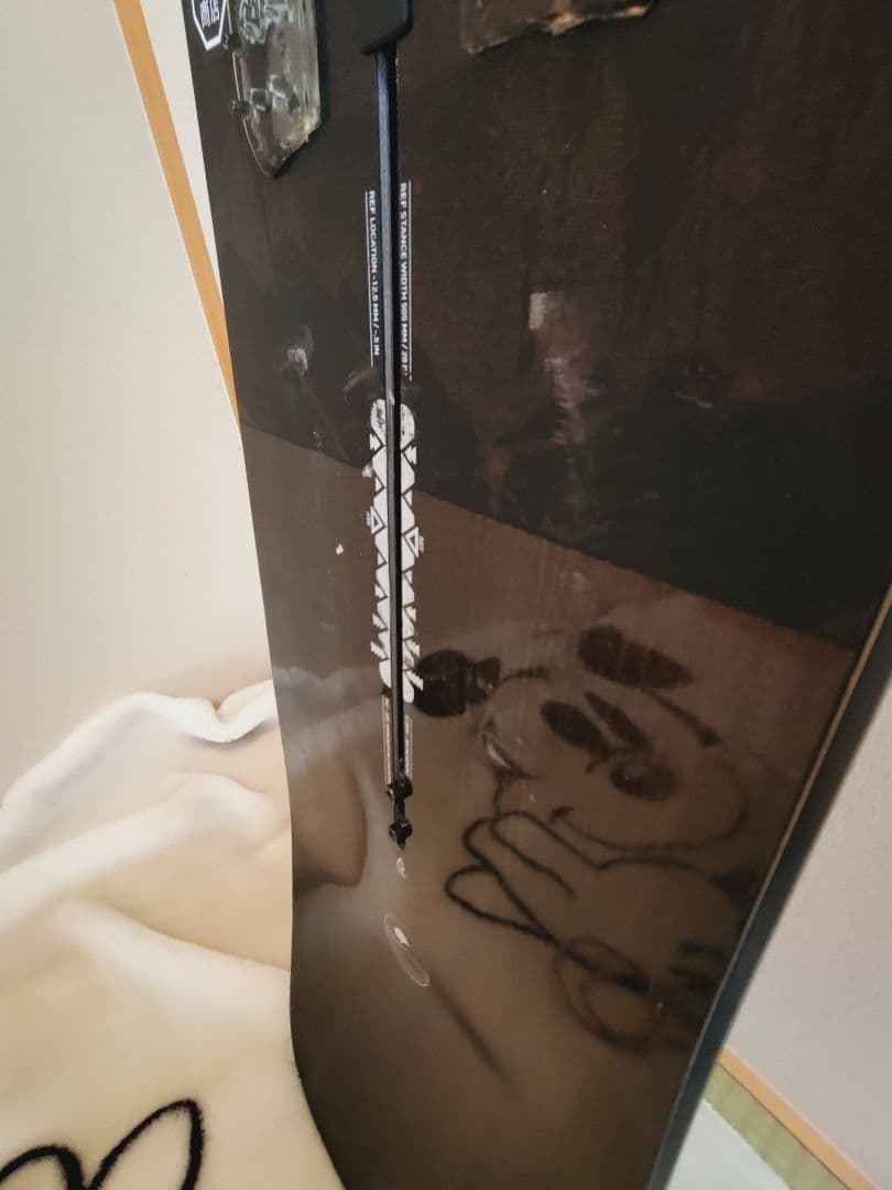 スノボ3点セット　板　ブーツ　バインディング　ステップオン　バートン