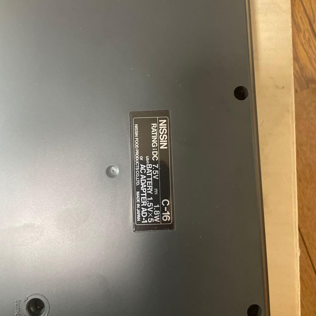 【動作ＯＫ】希少 CASIO 日清カップヌードル シンセサイザー サンプリング