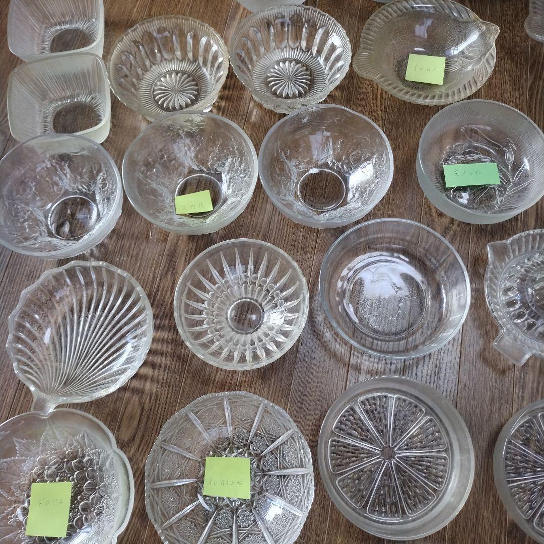 昭和レトロ　ヴィンテージ　アンティーク　ガラス食器　まとめ売り