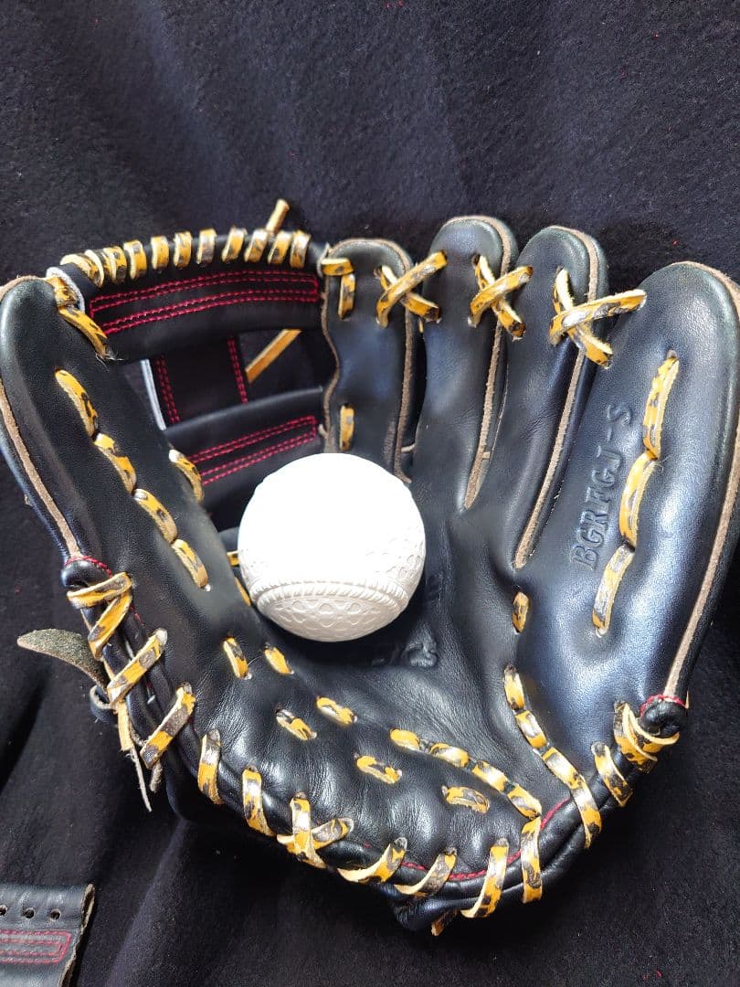 《中古》アシックスゴールドステージ軟式用 BGRFJ-S ヒョウ柄ギャル仕様