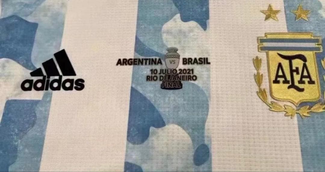 メッシ　コパアメリカ決勝　アルゼンチン代表　ユニフォーム L