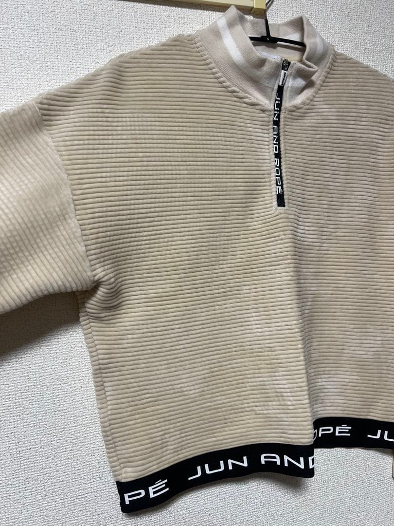 お値下！ジュンロペ JUN&ROPÉ ソフトコーデュロイ 長袖 プルオーバー