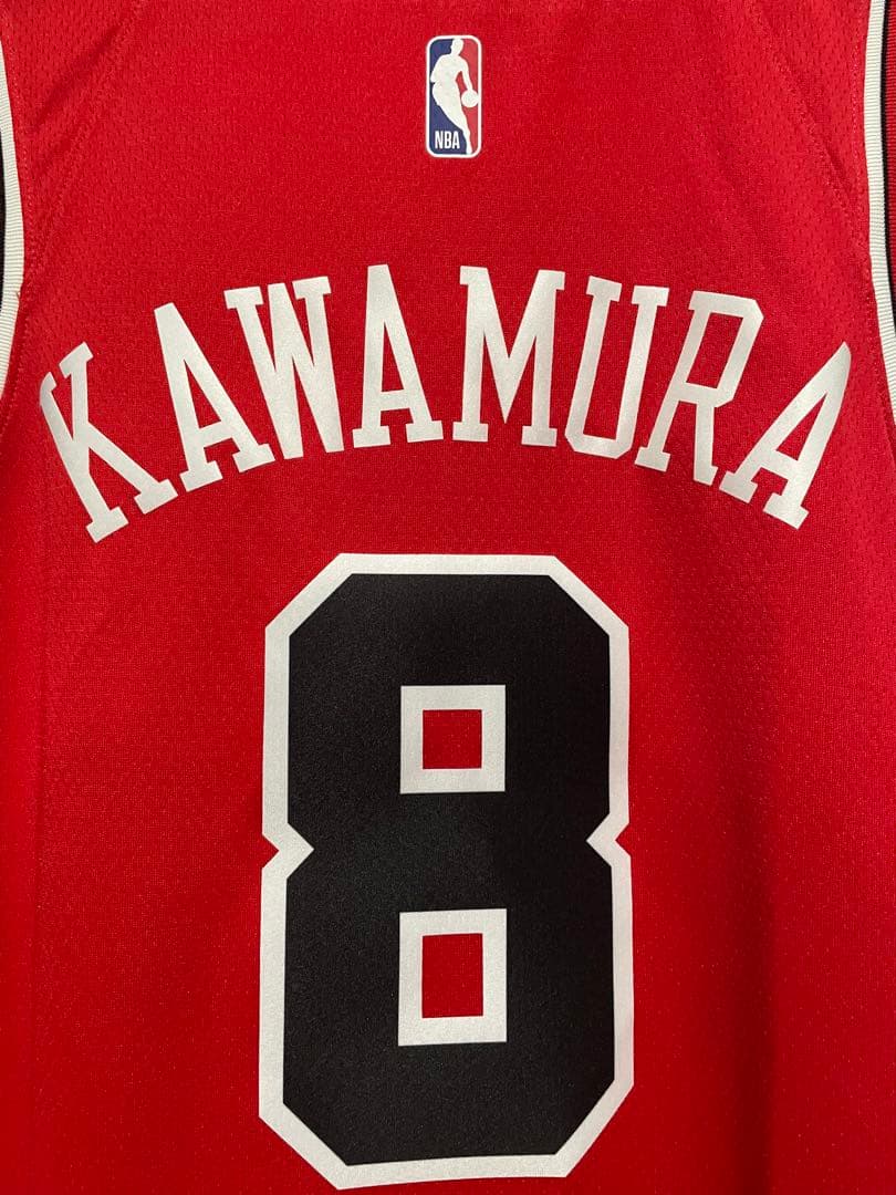 【限定・希少・新品未着用】 NBA 河村勇輝 シカゴブルズ 48 L