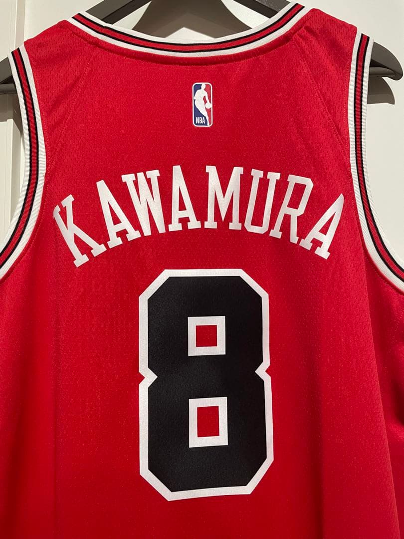 【限定・希少・新品未着用】 NBA 河村勇輝 シカゴブルズ 48 L