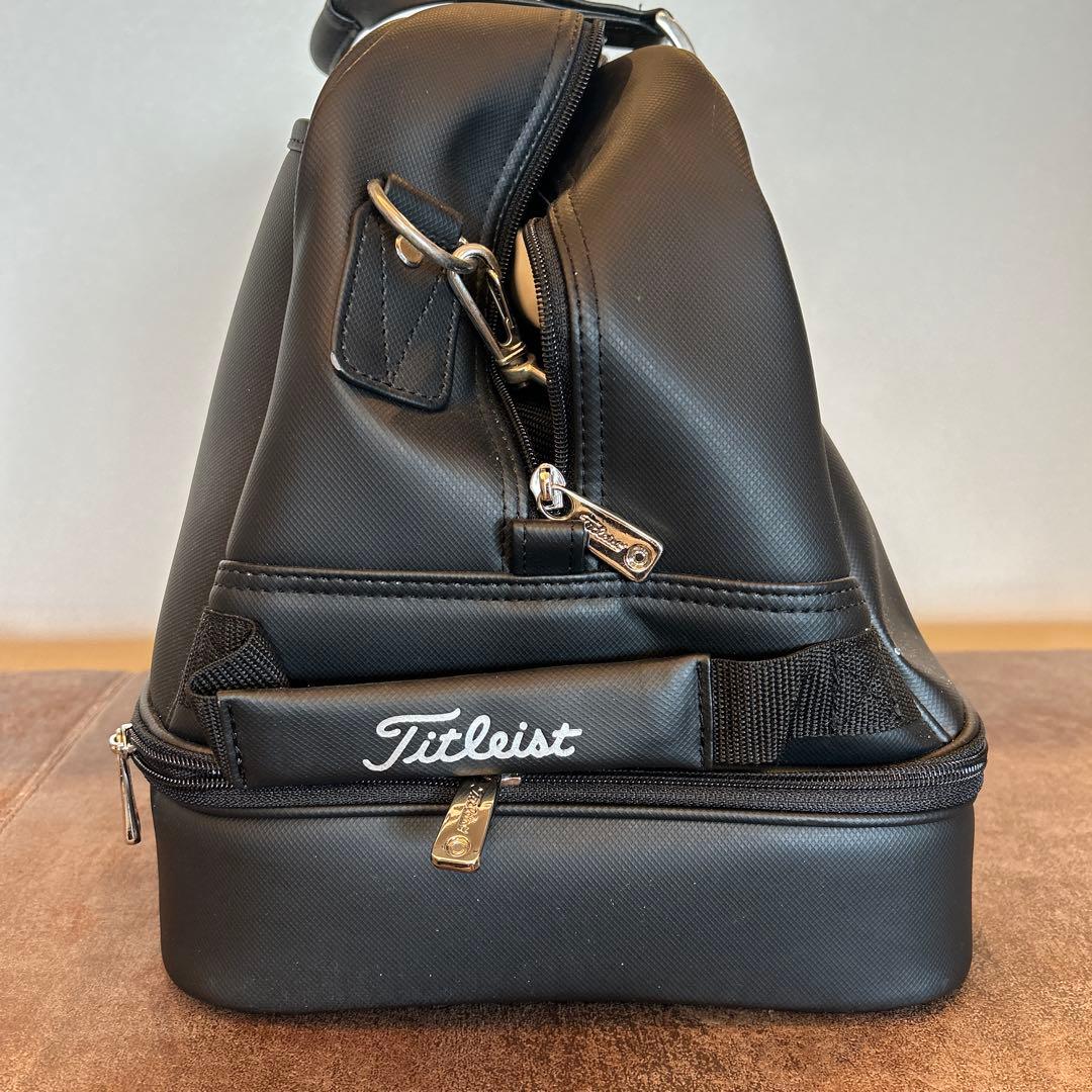 Titleist ブラック ボストンバッグ 中型 ゴルフ用
