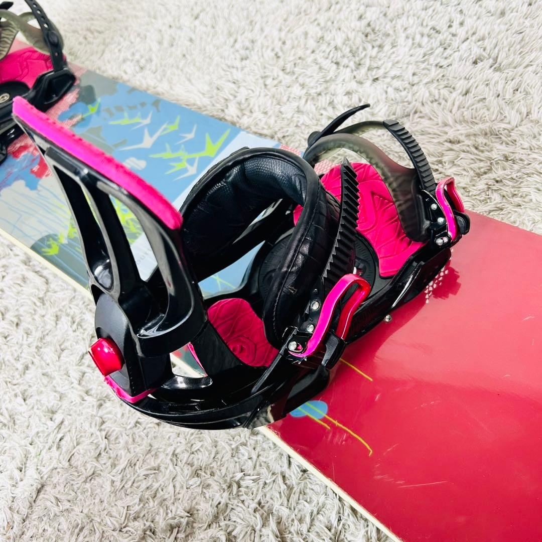 【初心者向け】バートン フェザー サロモン スノーボードセット 148cm