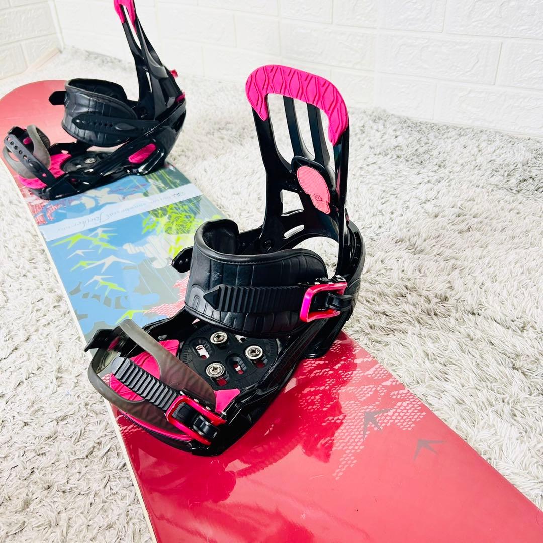 【初心者向け】バートン フェザー サロモン スノーボードセット 148cm