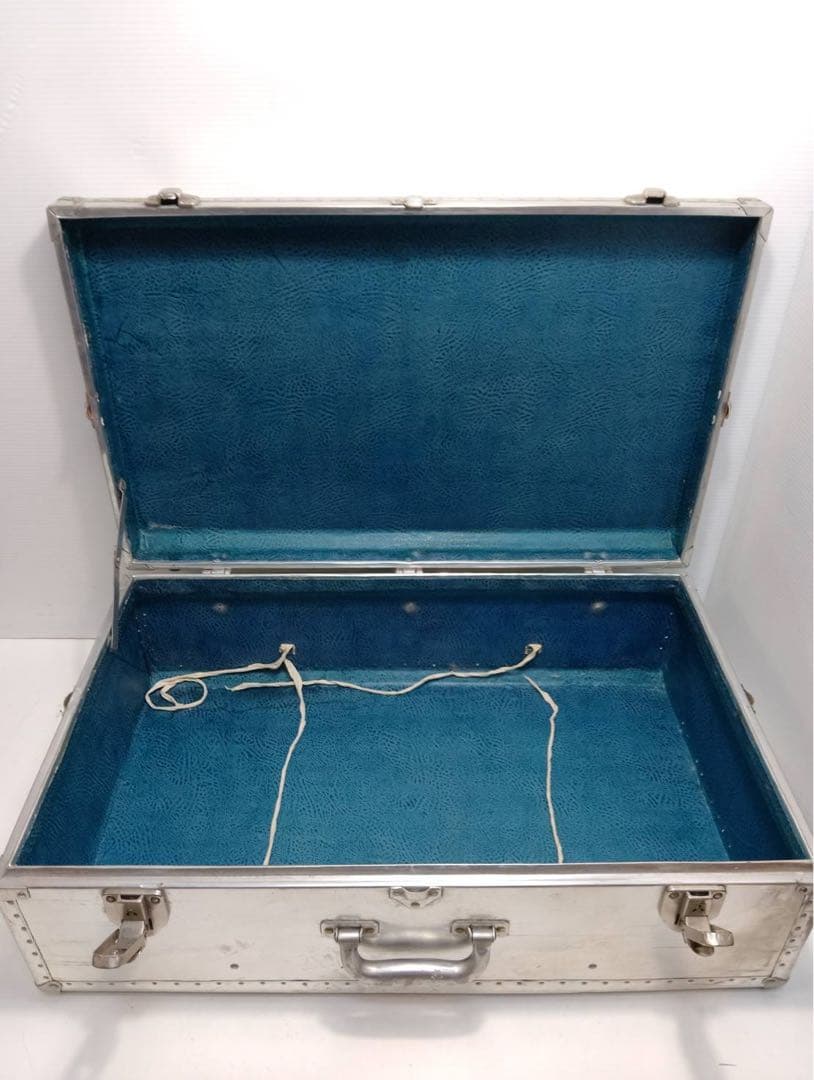 【希少】大型 アルミトランク ヴィンテージ 収納ボックス 什器 インダストリアル