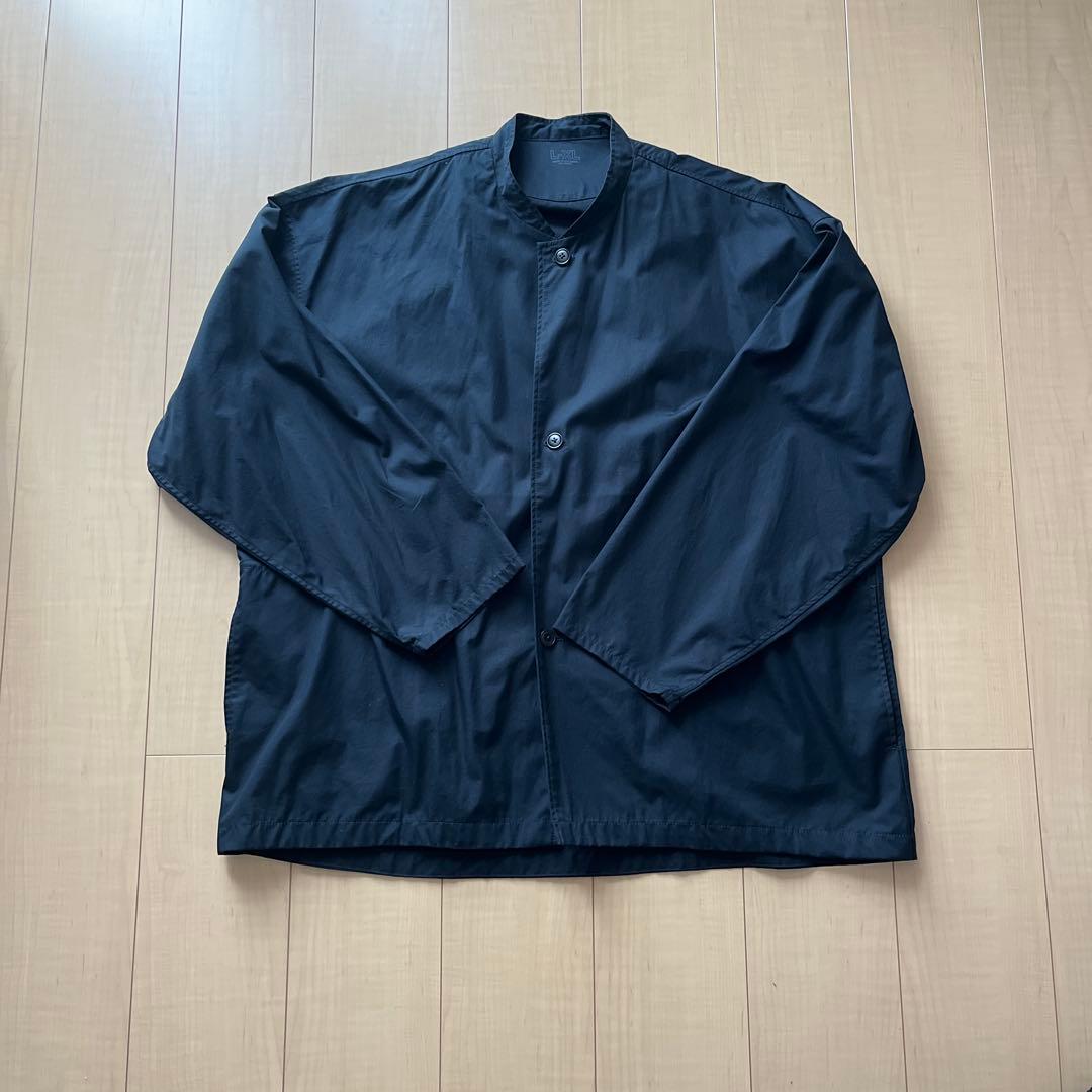 MUJI Labo 撥水高密度織りスタンドカラージャケット 黒 L-XL - メルカリ