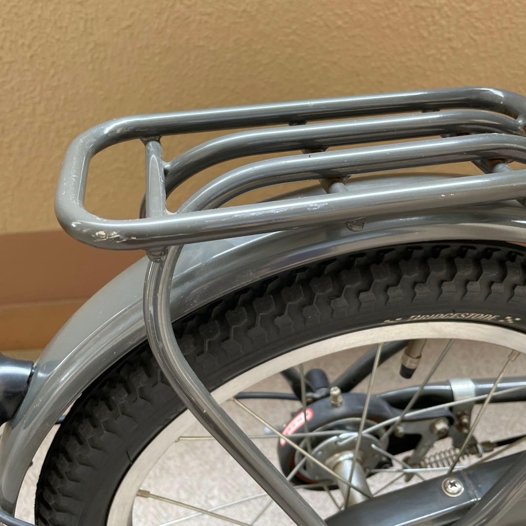 直接取引　ブリヂストン　bikke 自転車　グレー　16インチ　補助輪