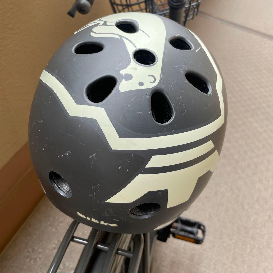 直接取引　ブリヂストン　bikke 自転車　グレー　16インチ　補助輪