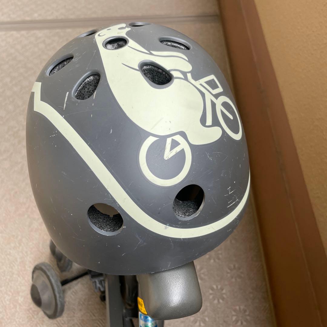 直接取引　ブリヂストン　bikke 自転車　グレー　16インチ　補助輪