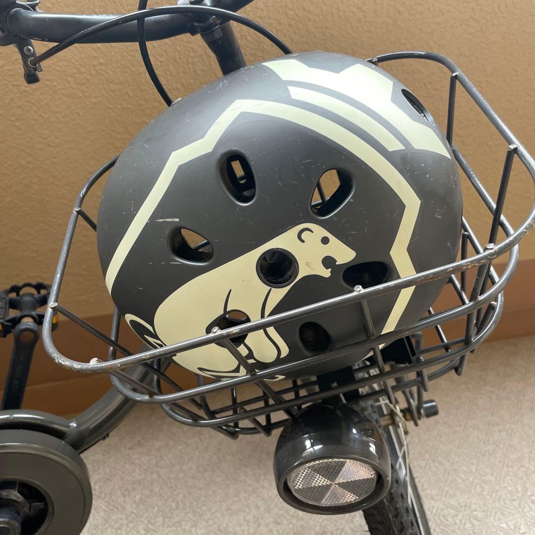 直接取引　ブリヂストン　bikke 自転車　グレー　16インチ　補助輪