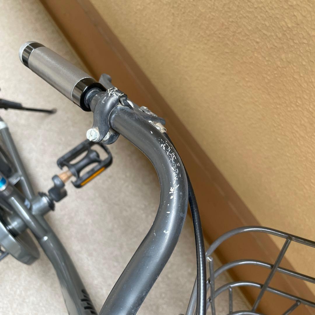 直接取引　ブリヂストン　bikke 自転車　グレー　16インチ　補助輪