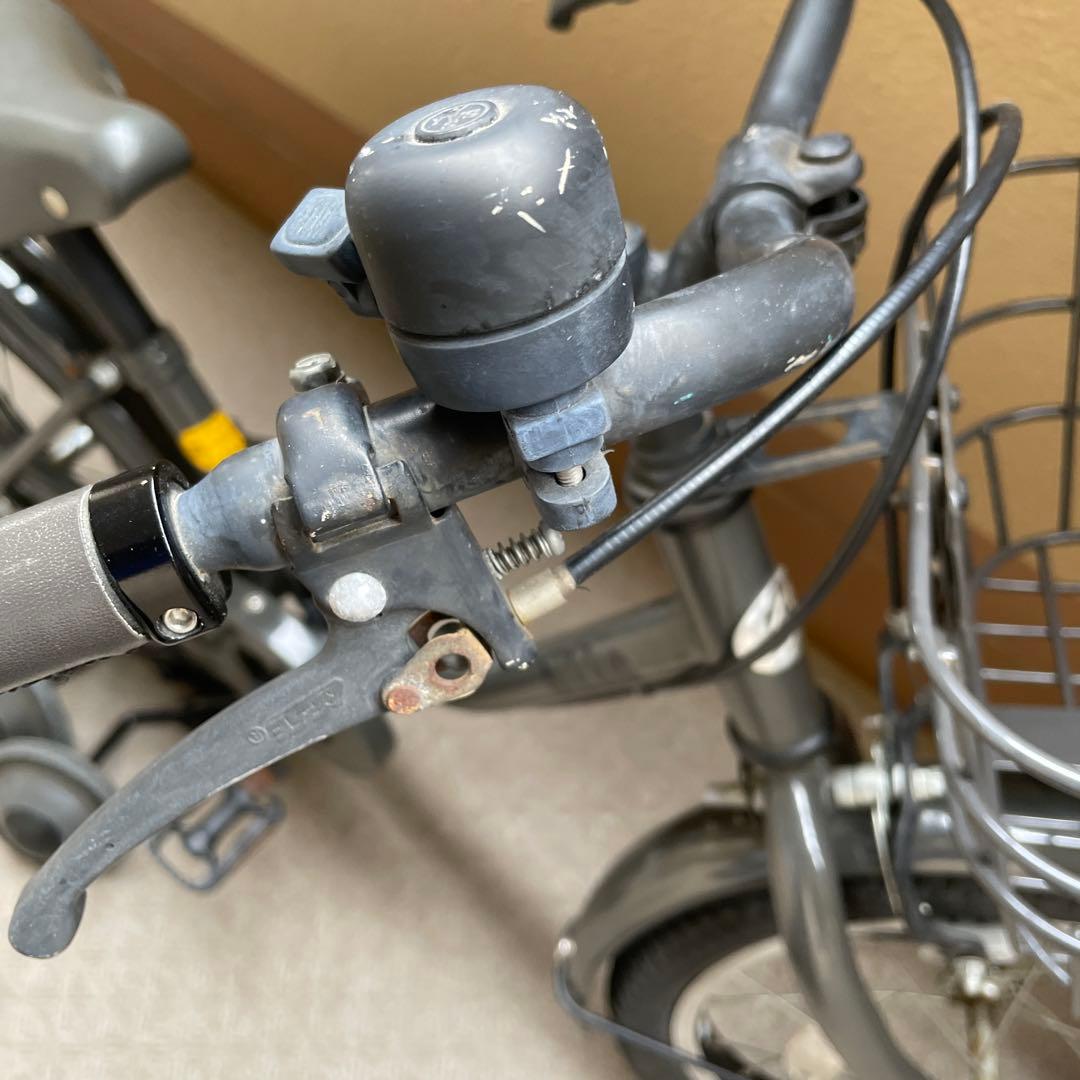 直接取引　ブリヂストン　bikke 自転車　グレー　16インチ　補助輪