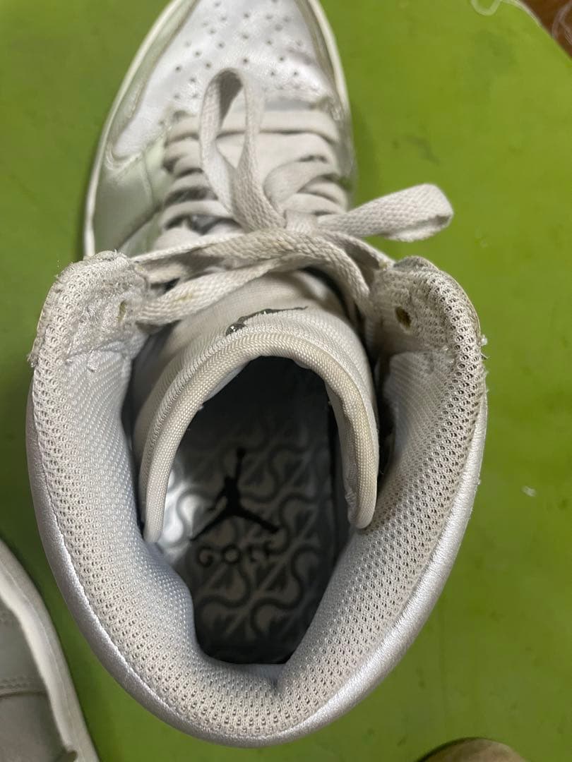 AIRJORDAN1 シルバー ハイカット ゴルフシューズ26.5cm