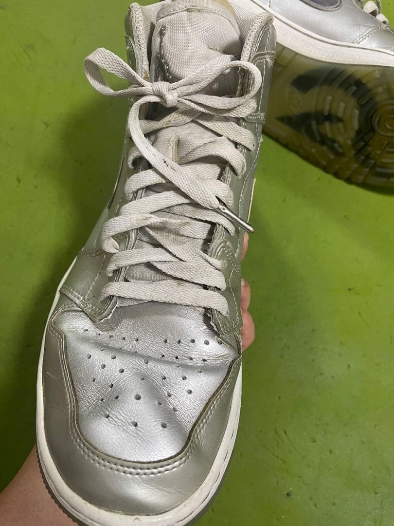 AIRJORDAN1 シルバー ハイカット ゴルフシューズ26.5cm