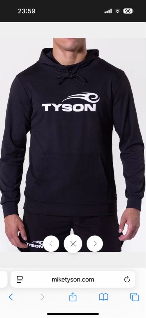 ボクシング TYSON PRO PERFORMANCE HOODIE