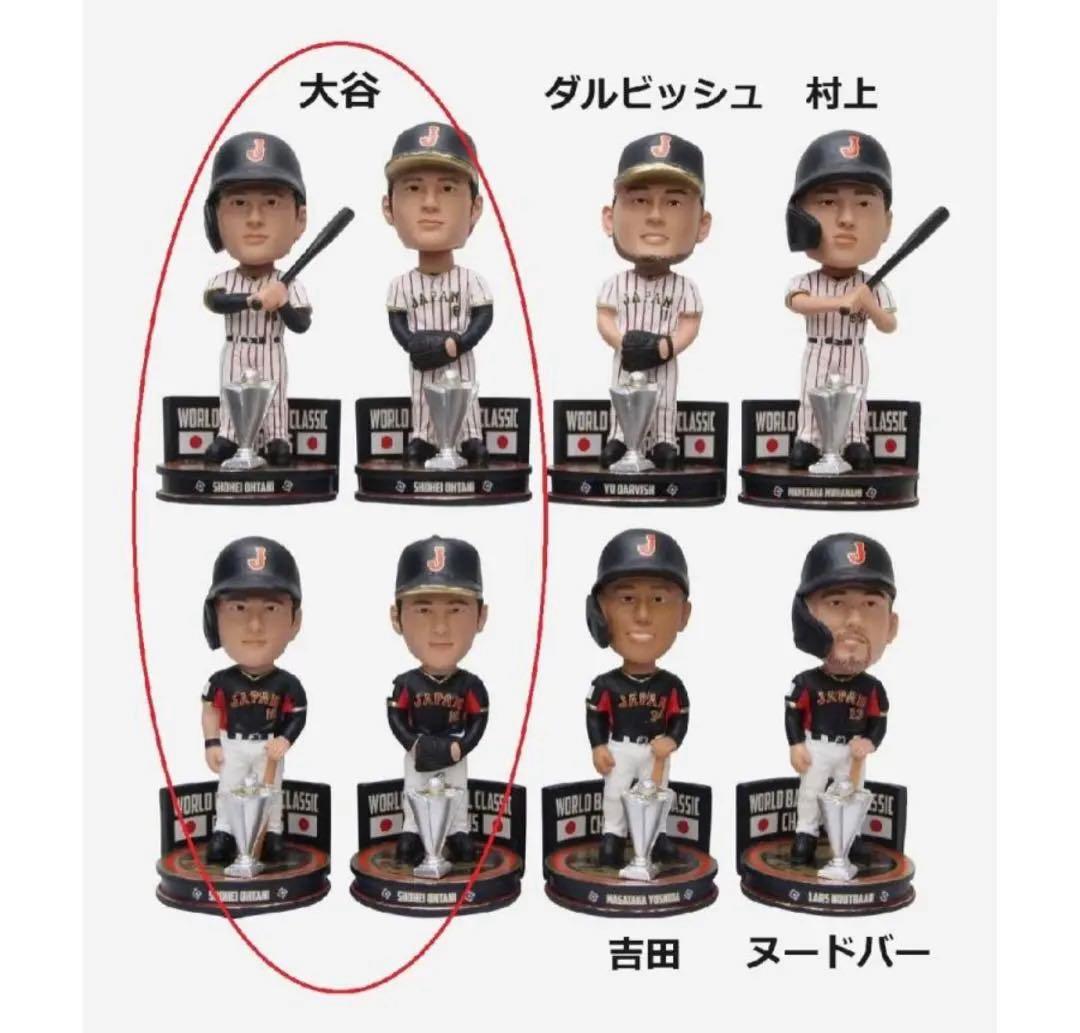 【大谷翔平】2023年WBC 侍ジャパン ミニ・ボブルヘッド8体 123個限定！