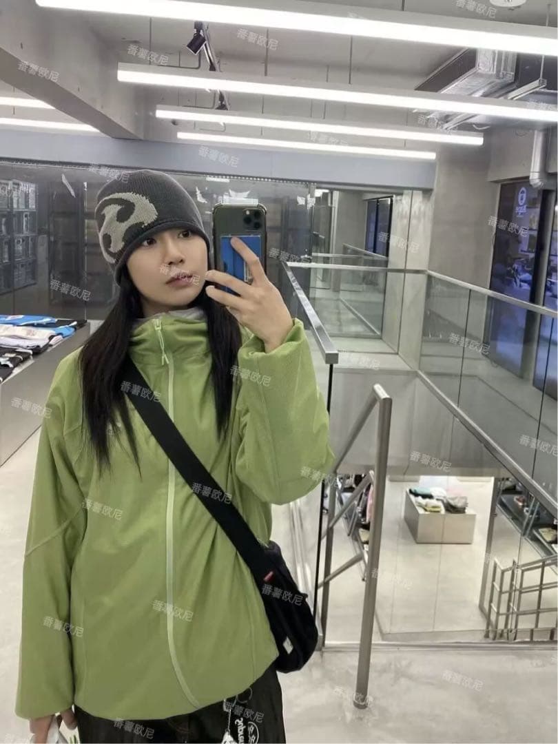 【即日発送】sansan gear サンサンギア　ビーニー　ニット帽　グレーq1