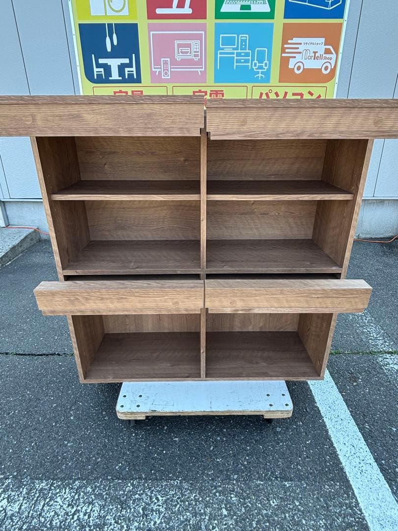 ロウヤ LOWYA 扉付き ディスプレイラック ネスログ A 90