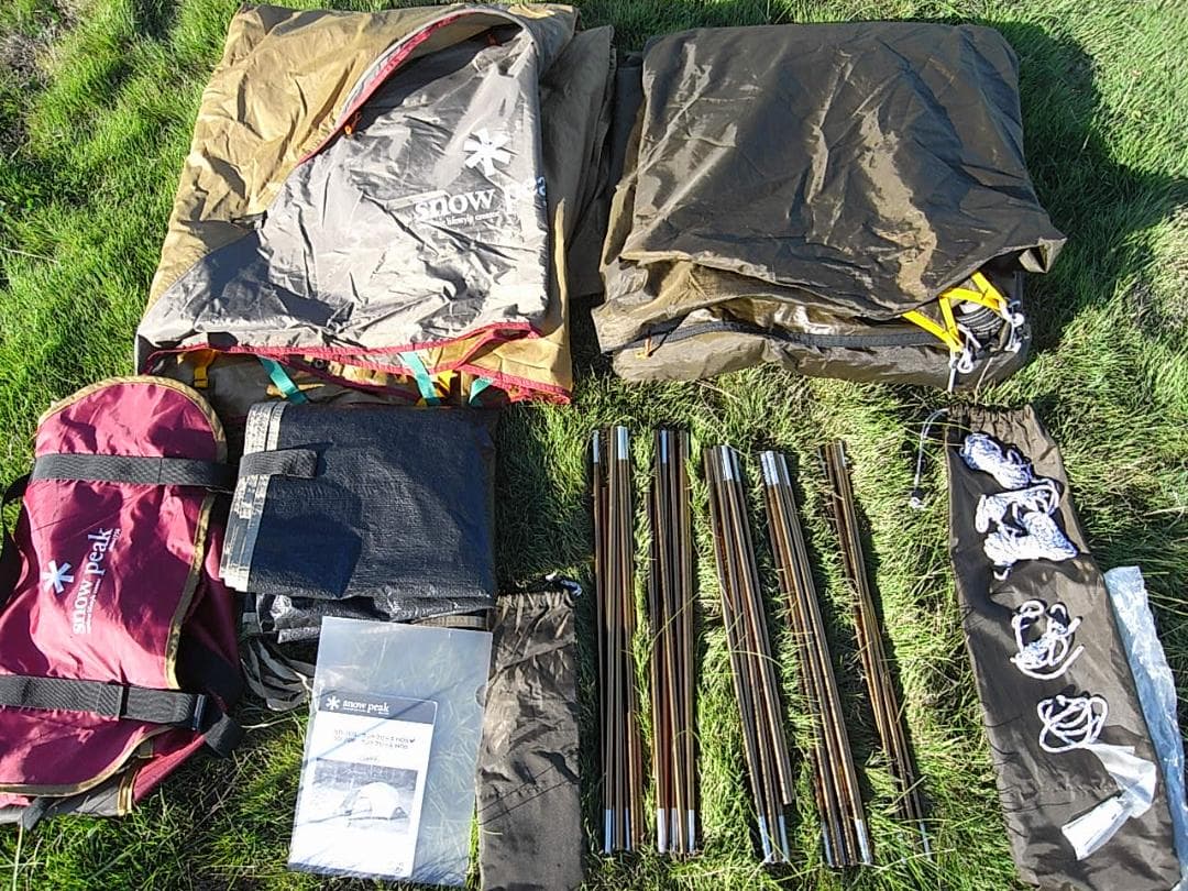 【設営確認済】スノーピーク  peak ランドブリーズHD5 中古