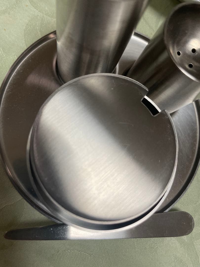 Stelton ステンレス　arne jacobsen 調味料入れ