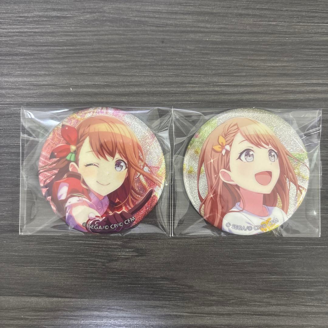 プロセカ 花里みのり グリッター缶バッジ グリ缶 13b 14b - メルカリ