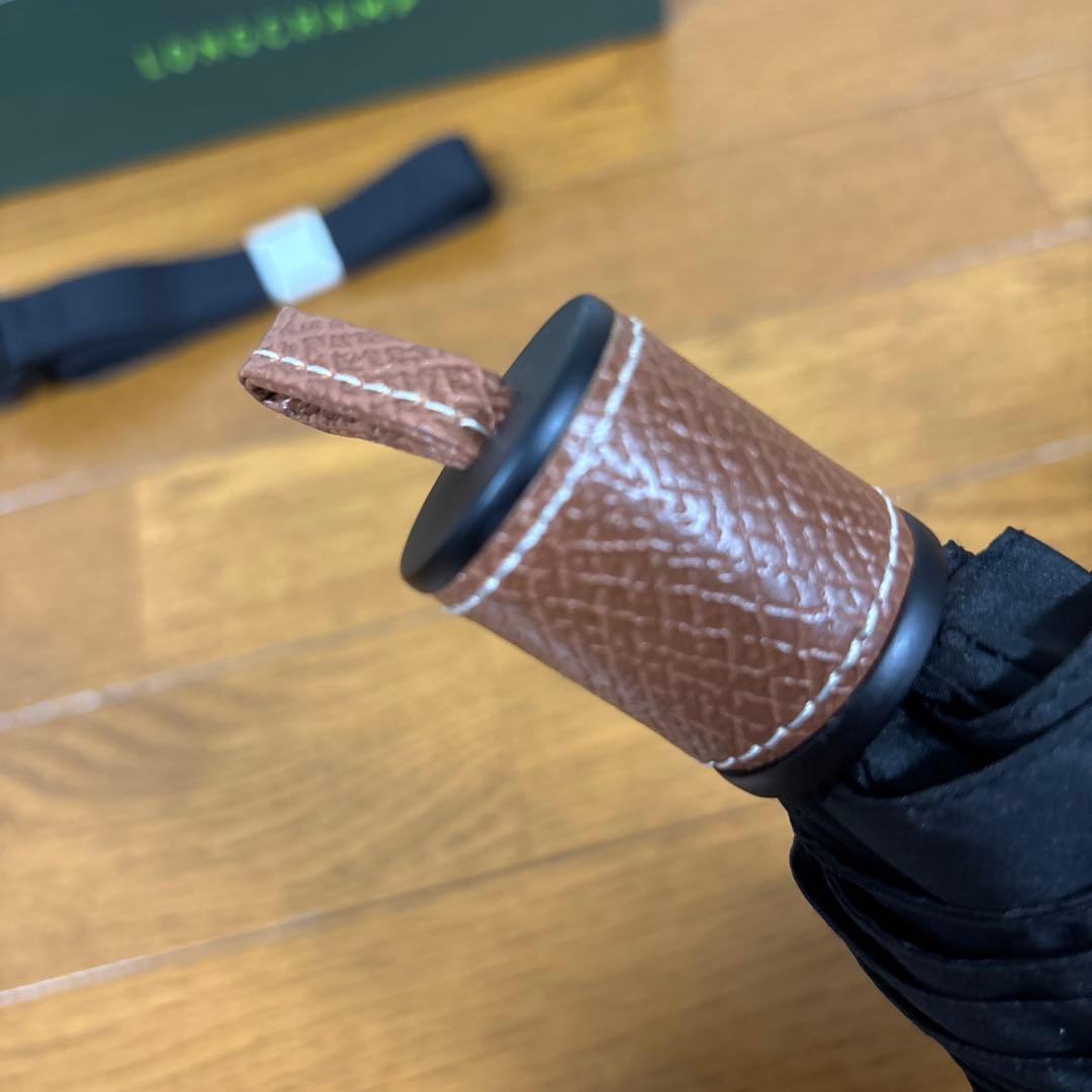 Longchamp x D'heygere 傘 折り畳み ブラック - メルカリ