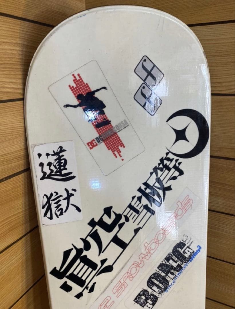 シムス　155cm SIMS スノボ　板　スノーボード　眞空雪板等ステッカー付き