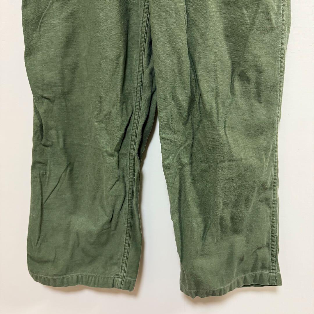 希少 60s 実物【米軍 OG-107】ベーカーパンツ DSA印字 1967年