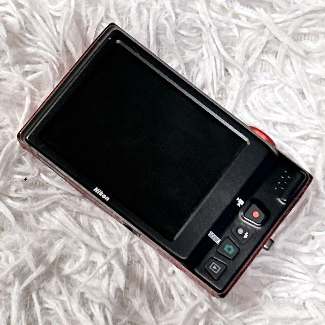 Nikon デジタルカメラ COOLPIX S6100 レッド 付属品多数