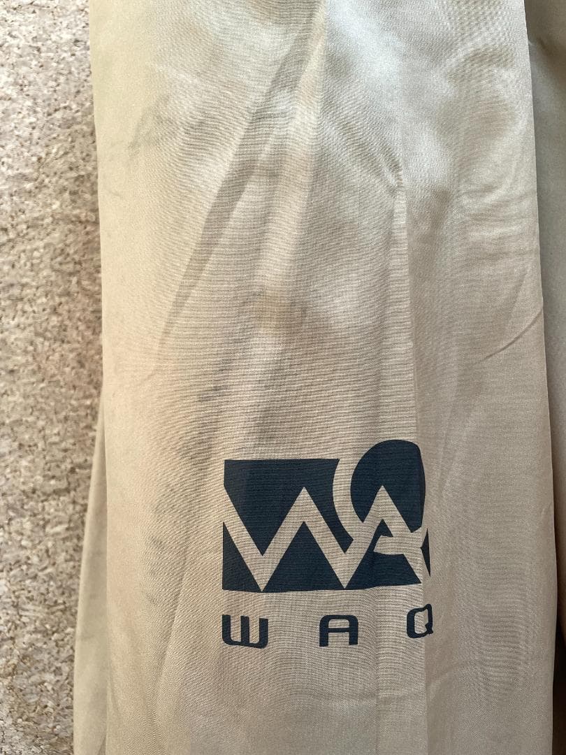 【1度使用のみ・2個セット】WAQ インフレータブルマット 厚さ8cm タン