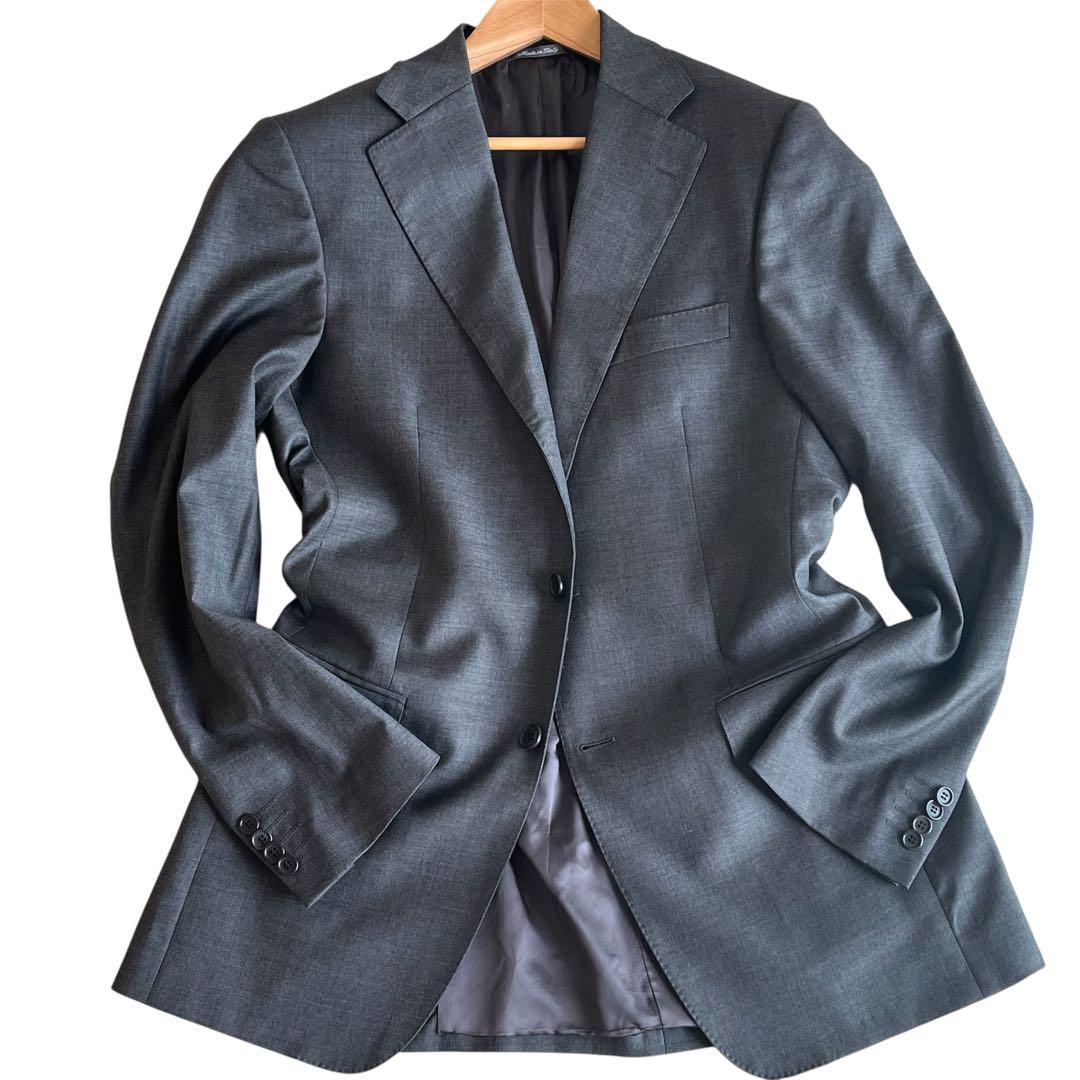 ✨良品✨ LARDINI×ロロピアーナ Super110’s 高級 グレー 50