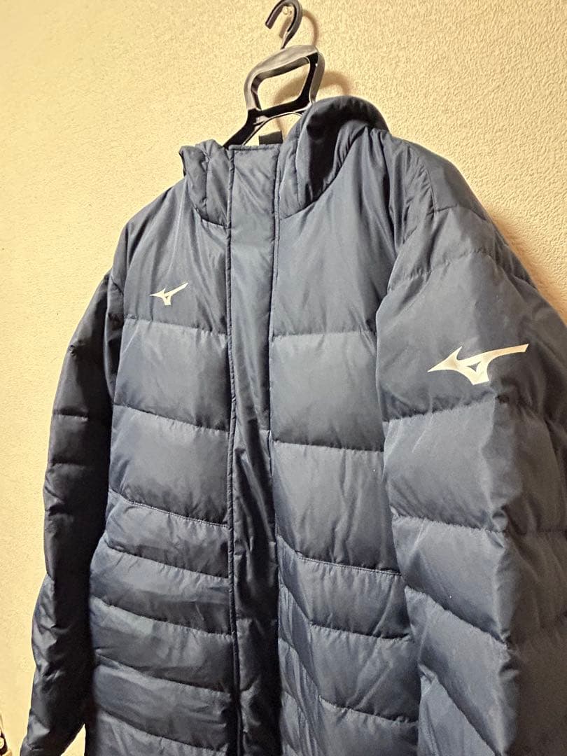 MIZUNO(ミズノ) ロングコートダウン　ベンチコート　トレーニングウェア