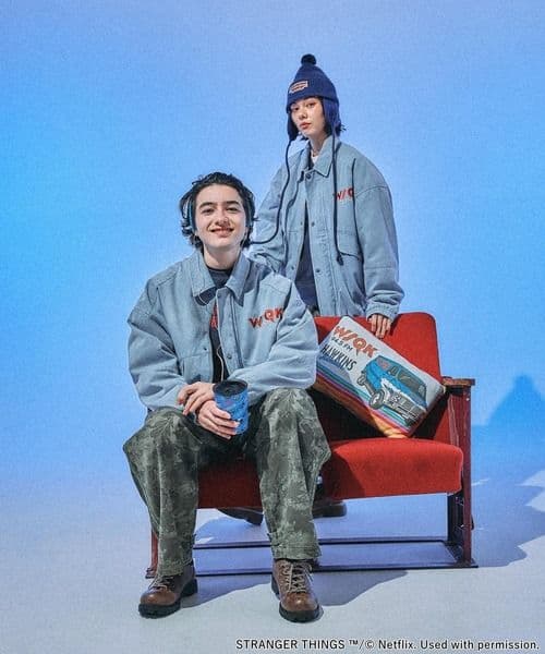 【STRANGER THINGS】ストレンジャージンクス　コラボデニムブルゾン