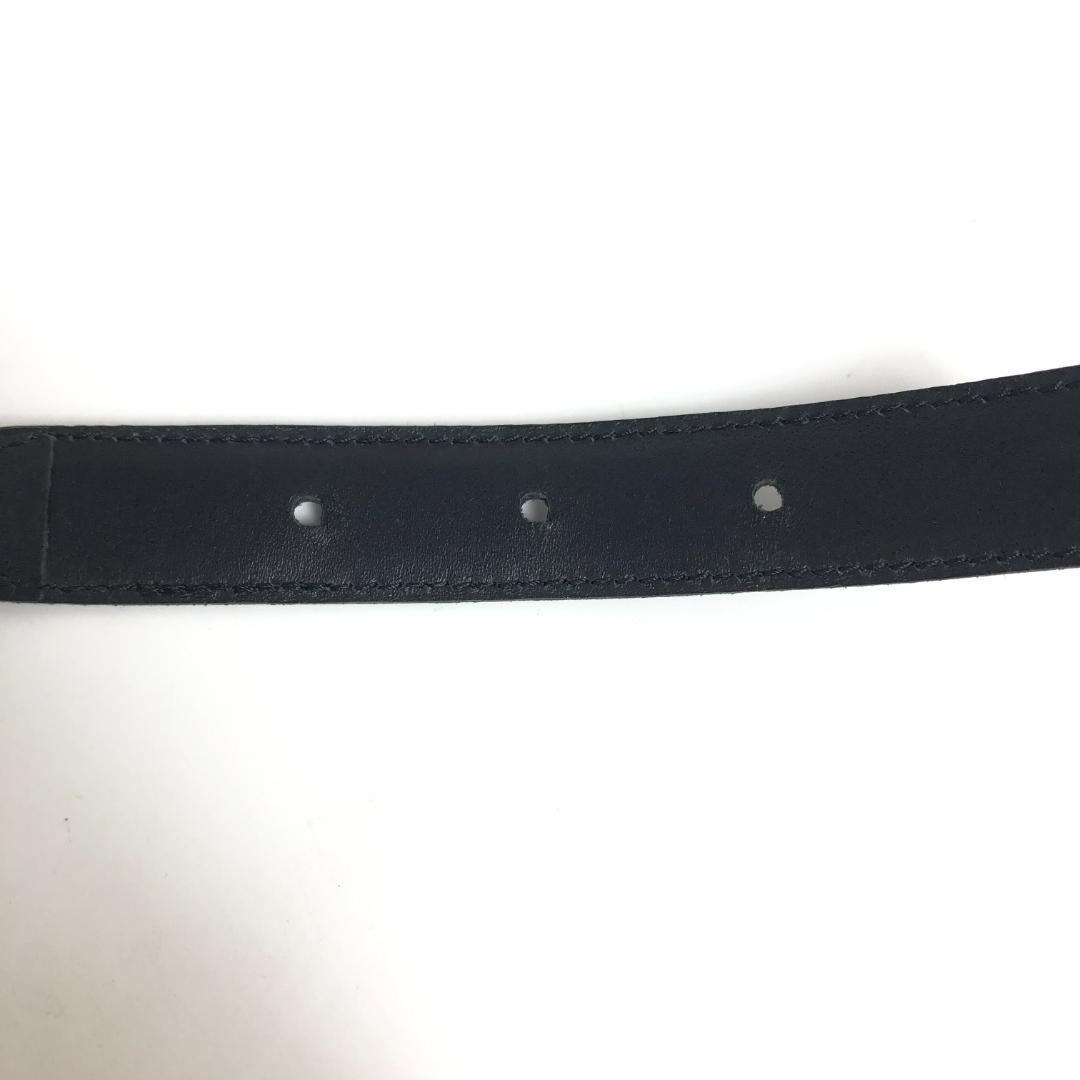 1E514/シャネル/ベルト/ココマーク/ロゴ/ゴールド金具/ヴィンテージ/黒