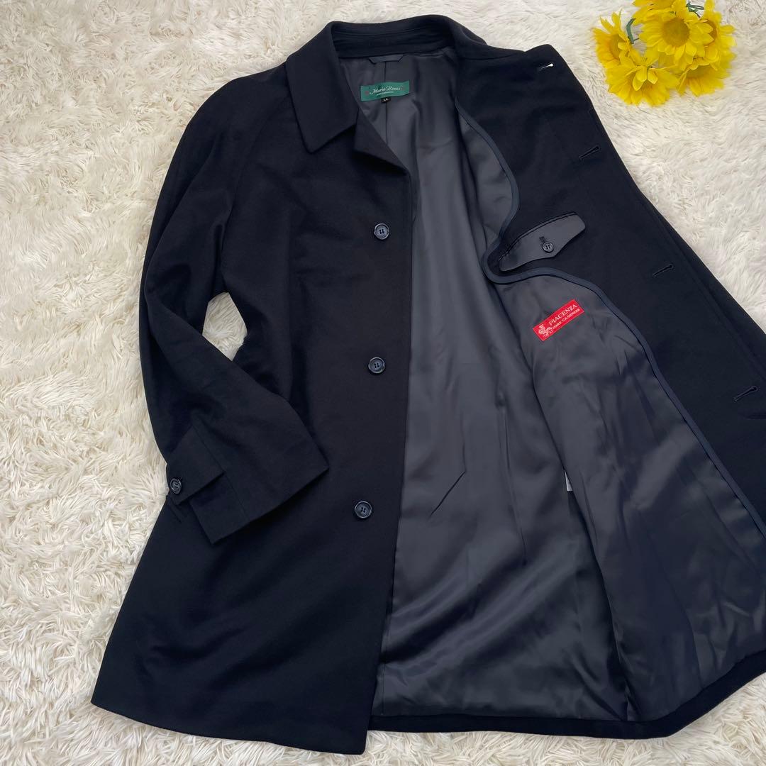 極美品✨ PIACENZA ピュアカシミヤ100% ニチワ ロングコート メンズ