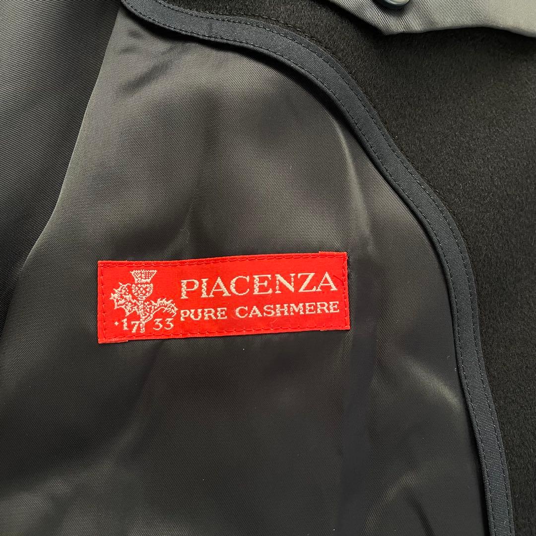 極美品✨ PIACENZA ピュアカシミヤ100% ニチワ ロングコート メンズ