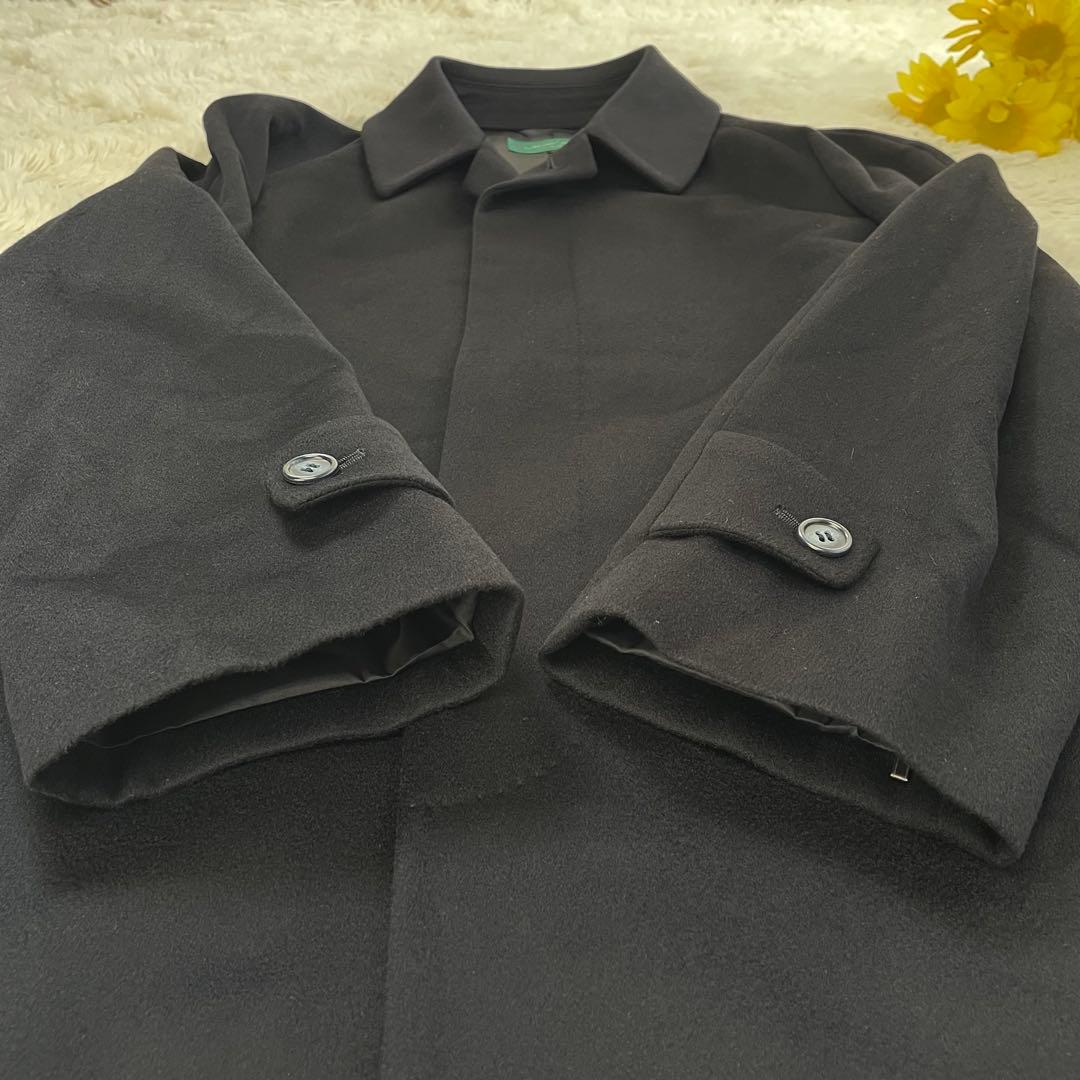 極美品✨ PIACENZA ピュアカシミヤ100% ニチワ ロングコート メンズ