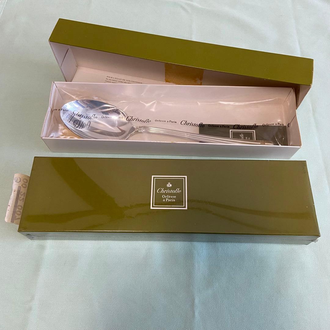 サービングフォーク スプーン christofle クリストフル 新品