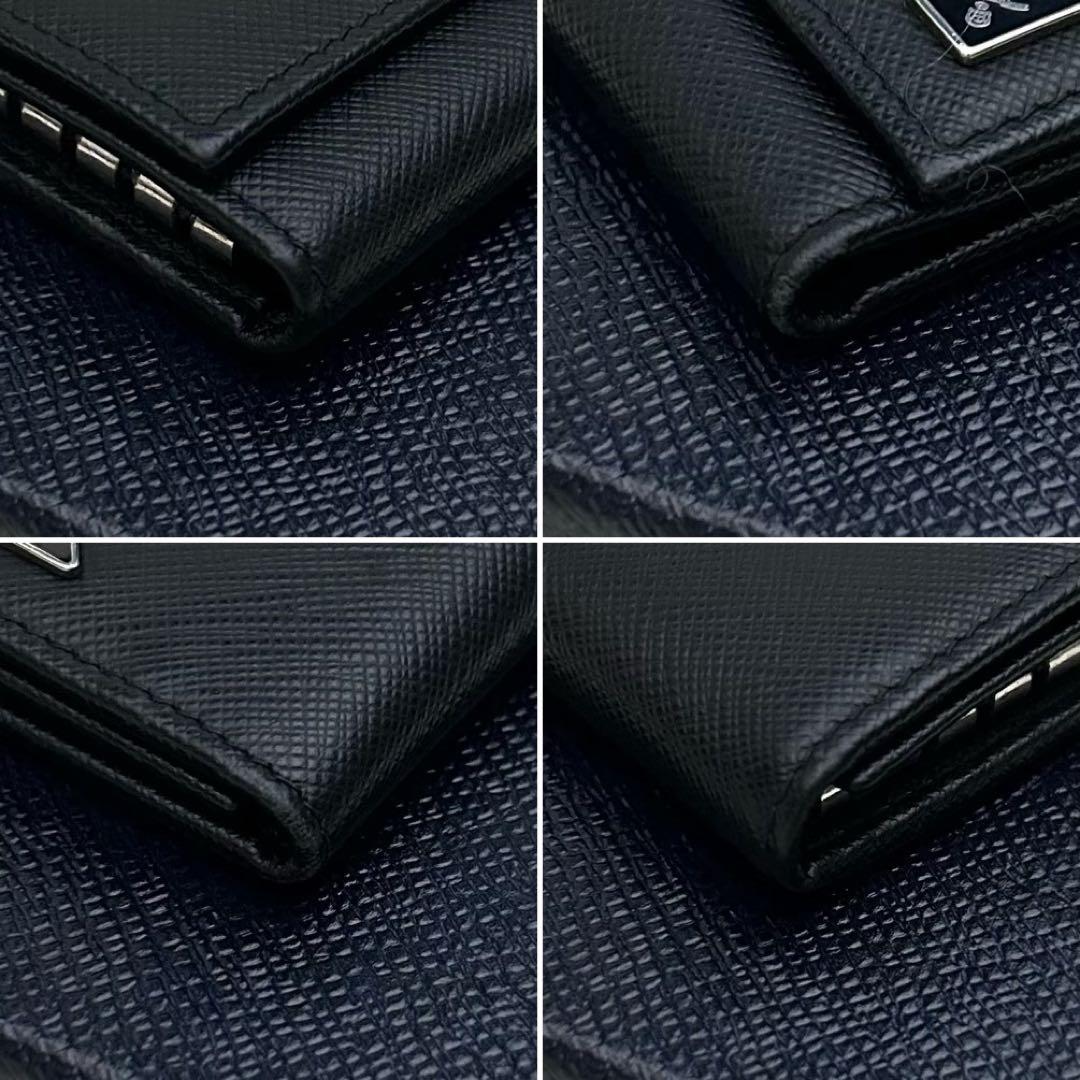 【極美品】PRADA プラダ サフィアーノレザー 6連 キーケース