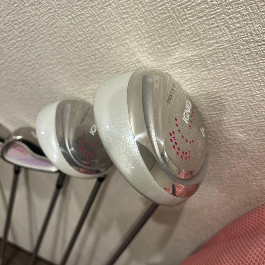 初心者　IGNIO 7本　レディースL 右利き　ハーフセット