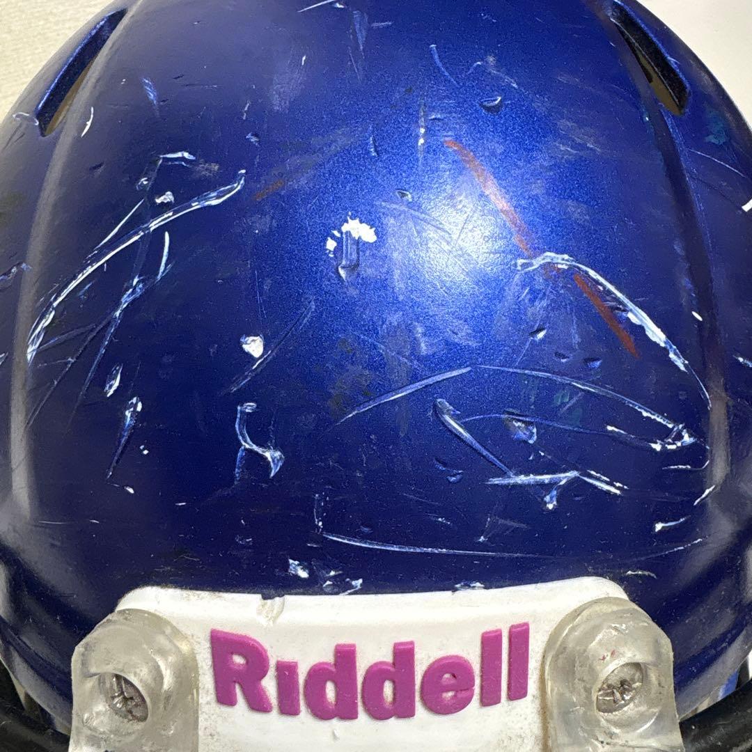 Riddell アメリカンフットボールヘルメット 青