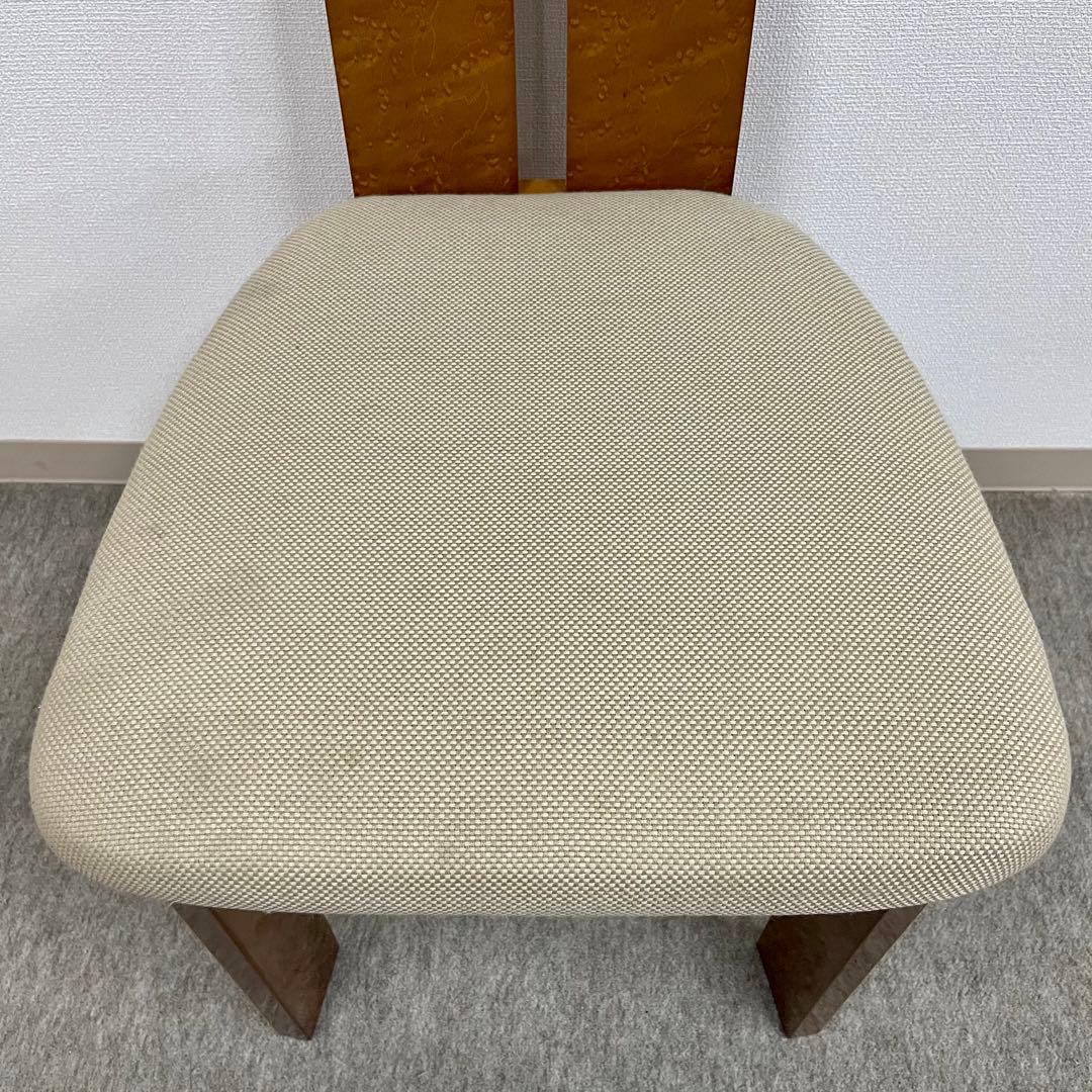 大塚家具【松創】(府中) ダイニングチェア \"バーズアイメイプル\" No.4