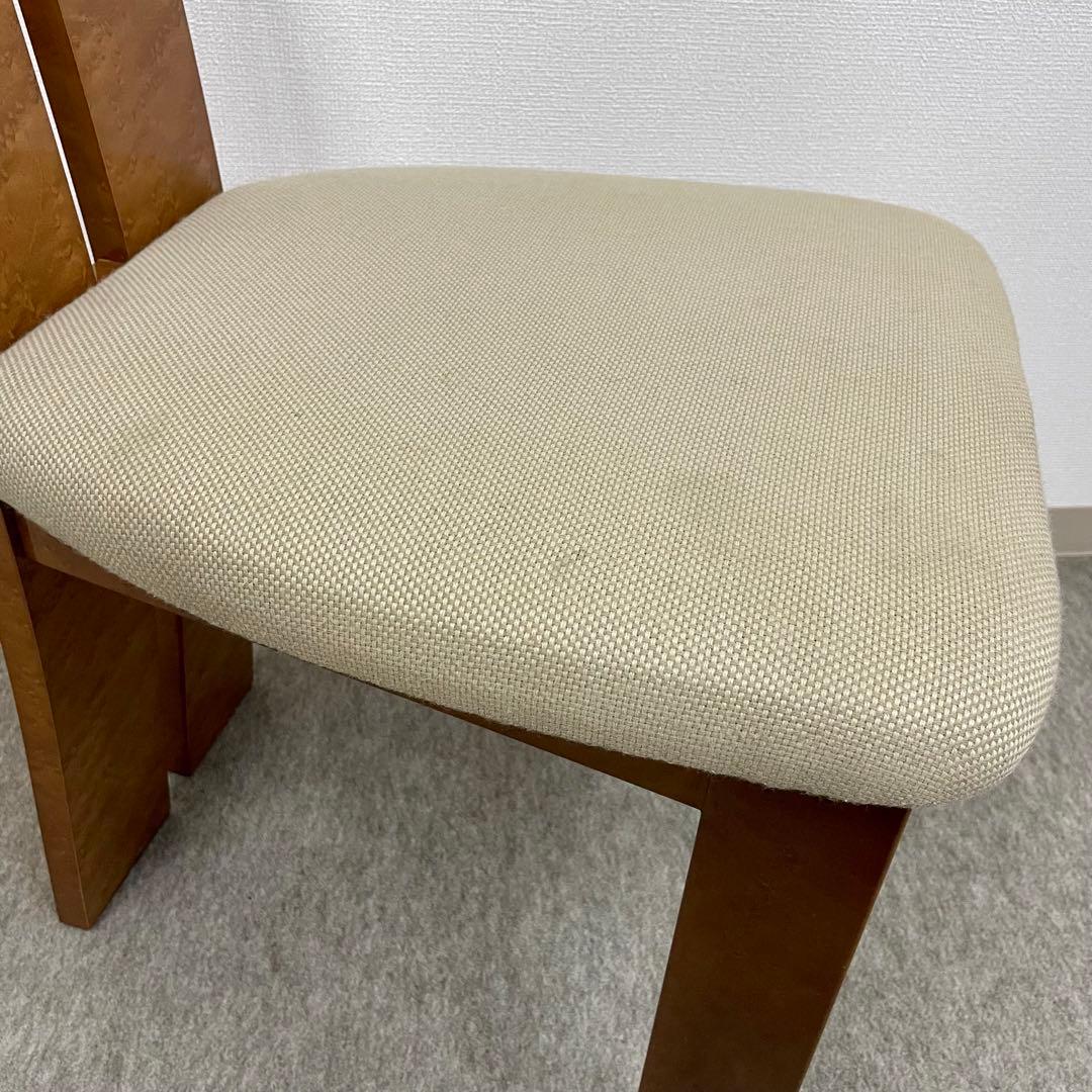 大塚家具【松創】(府中) ダイニングチェア \"バーズアイメイプル\" No.4