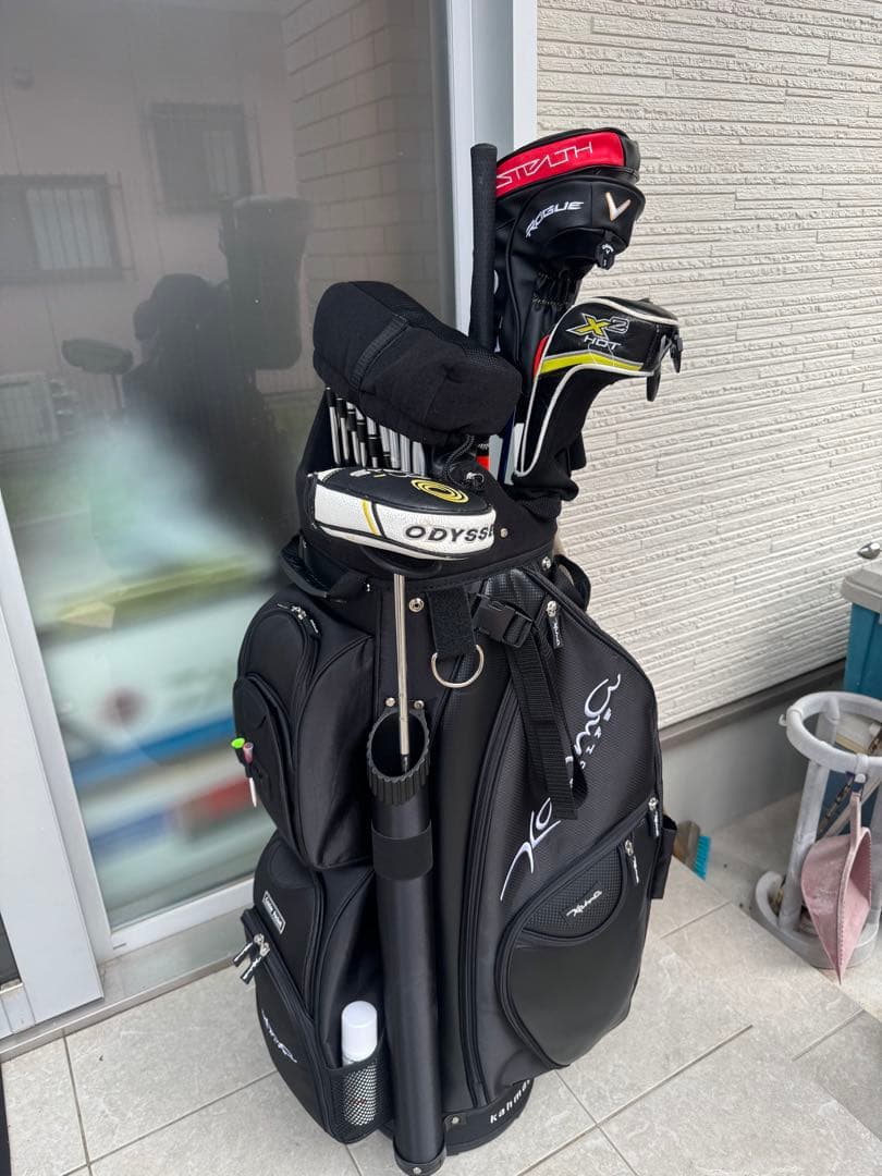 【希少】Kahma ゴルフバッグ キャディバッグ Black